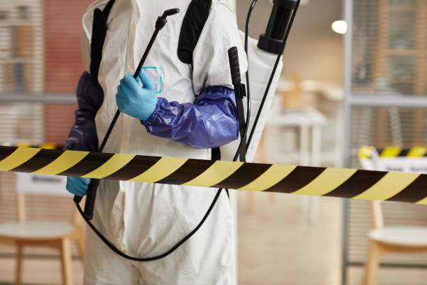 Professional Infectious Disease Decontamination technician working in Monument Beach, MA
